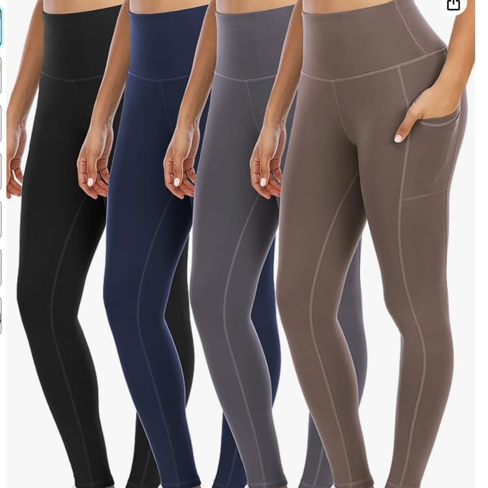 4-Pack High Waisted Leggings